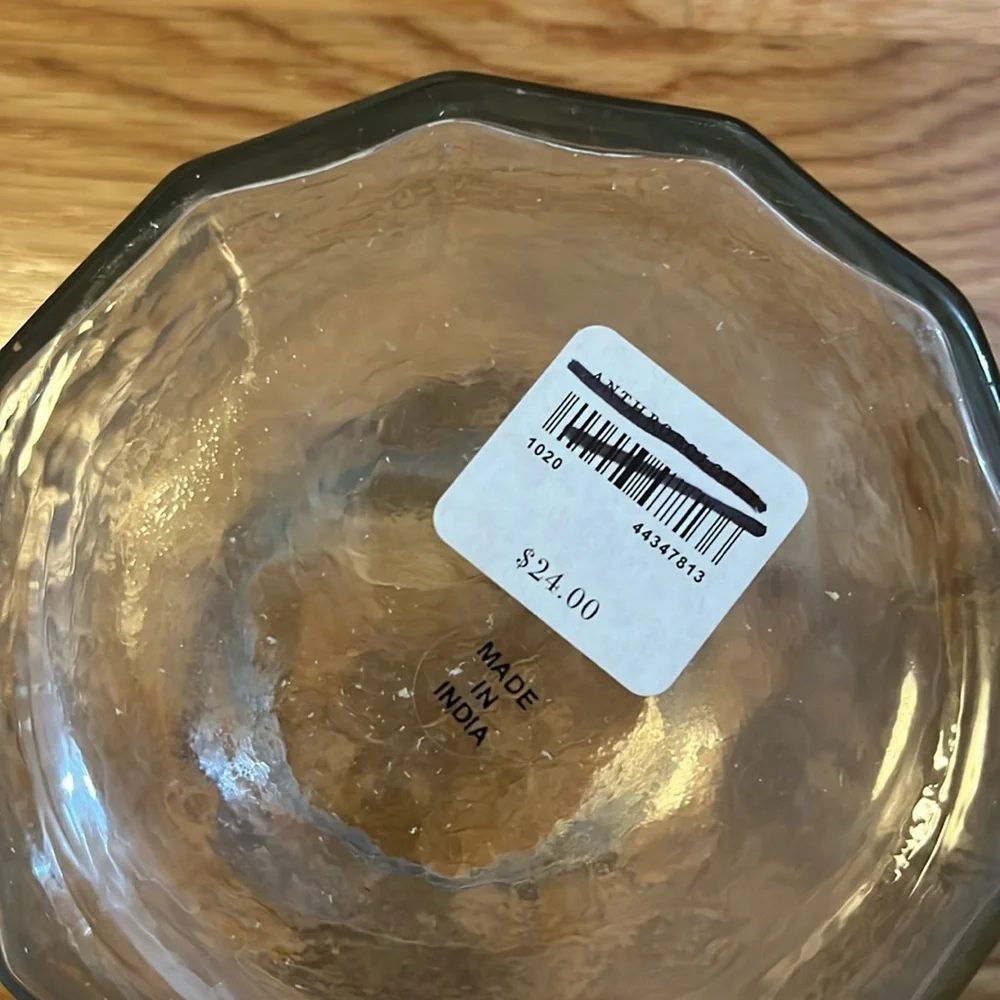 Anthropologie Janie Glass Container Set of Four NIB